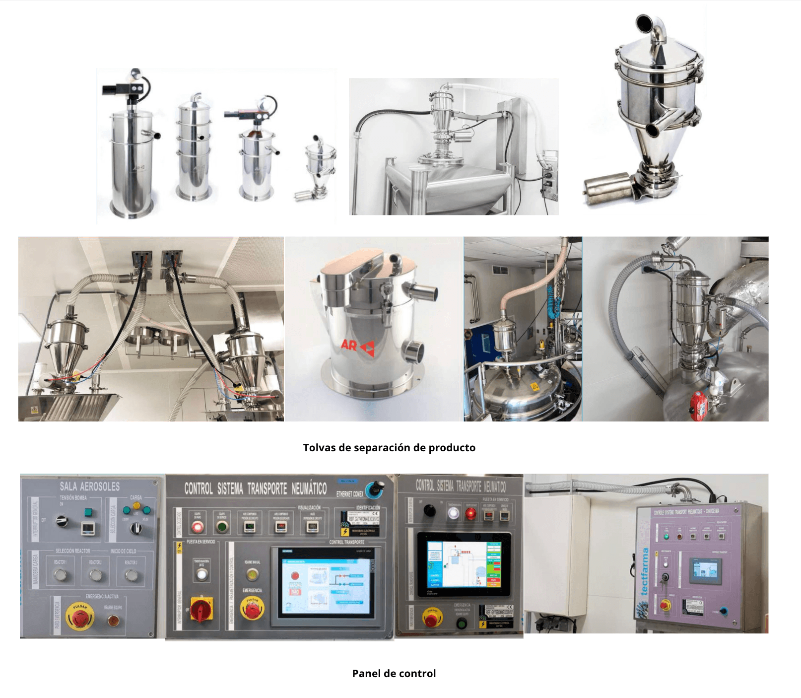 Control preciso del flujo de producto